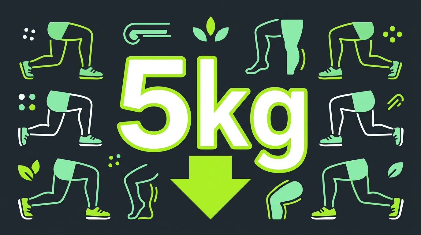 バックランジだけで5kg落とした。でもやりすぎて膝を壊した話。