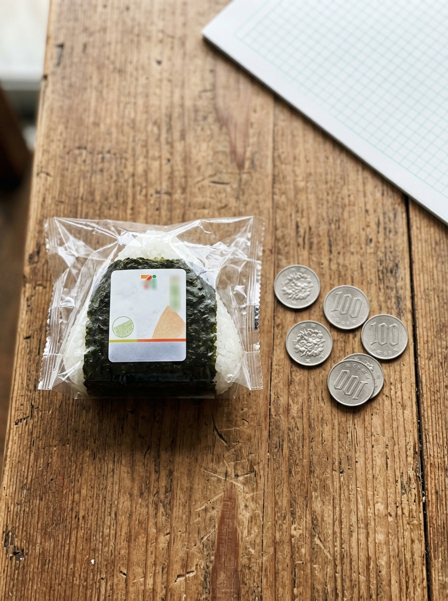 おにぎり100円とS&P500に100円。20年後、どっちが増えているか計算してみた